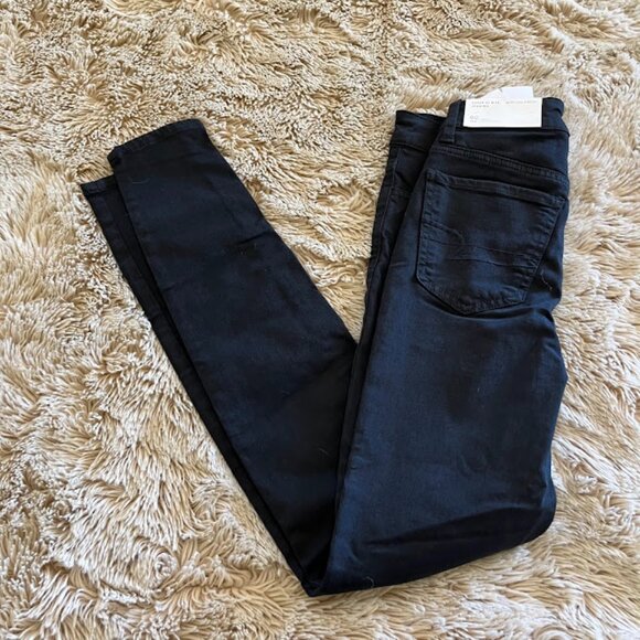 NEW American Eagle Outfitters Super Hi Rise Jeggings 00 - Picture 1 of 4